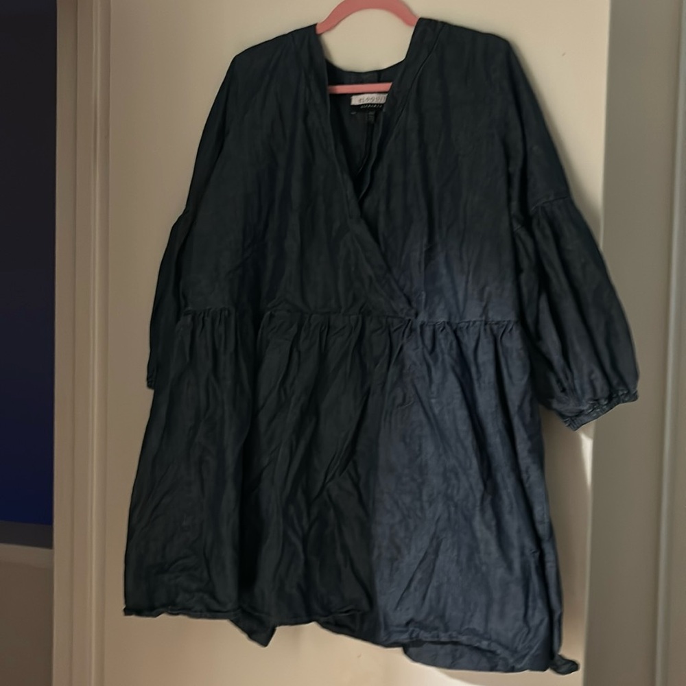 Eloquii Elements Chambray Dress